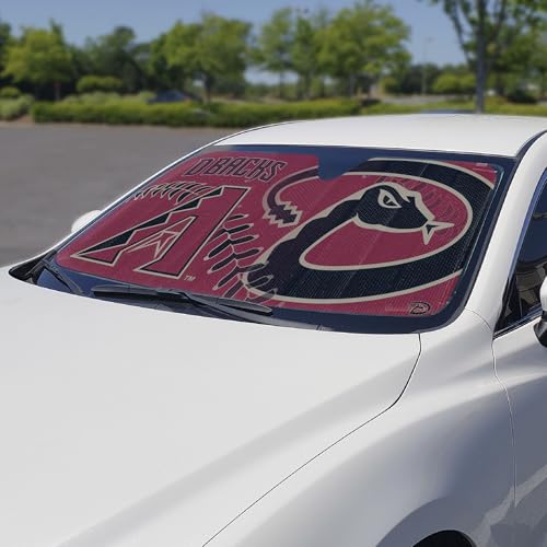 Image of FANMATS MLB Unisex-Adult Windshield Sun Auto Shade 59 inch x 29.5 inch