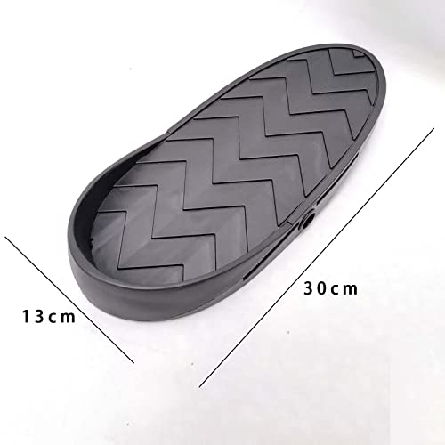 Image of Rowing Machine Foot Pedals Replacement Set of 2, Non-Slip Rower Foot Pedals for Indoor Rower, Replacement Pedals for Rowing Machine, Fitness Equipment Parts, 11.8 x 5.1 Inch