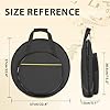 FREEAMG 22" Cymbal Bag/Cases with Carry Handle, Cymbal Soft Case 5mm thick Padded cotton for perfect protection, cymbal bag reat for Dust-proof and Water resistance Storage #1