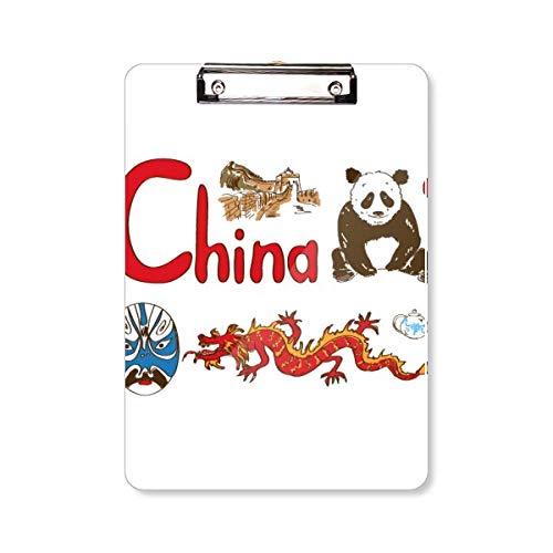 Porte-bloc de Chine A4 antidérapant avec plaque de support rigide pour écriture stable