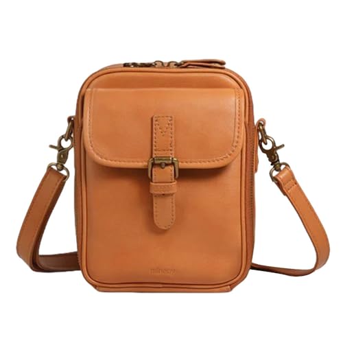 PU Leather Small Crossbody Cell Phone Bag Versatile Shoulder Purse for Women Men