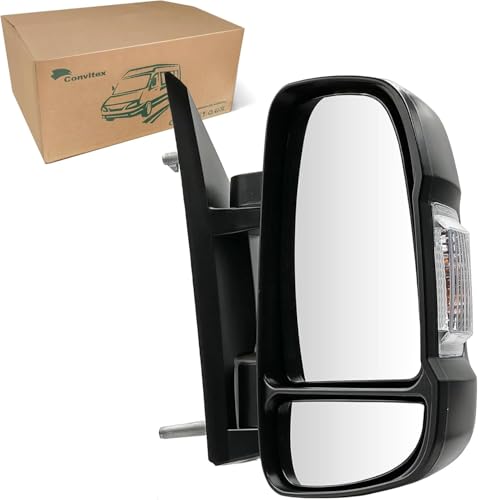 Convitex Rétroviseur Droit électrique Rabattable pour Fiat Ducato année 2006-2018， pour Peugeot Boxer année 2005-2019， pour Citroën Jumper année...