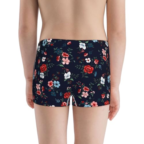 Boys' Cotton Boxer Brief Soft Underwear-Vintage Rose3