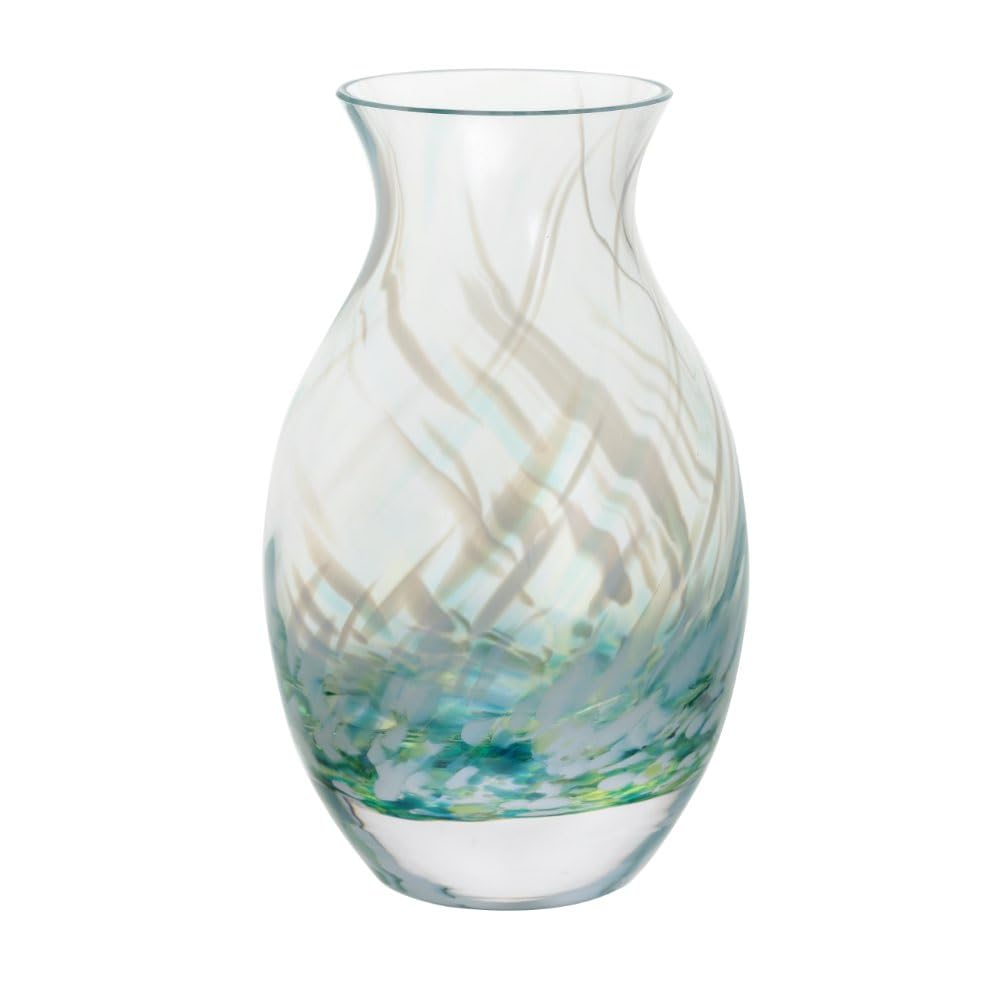 Dartington Crystal - Blossom (Green Shoots, Oval)