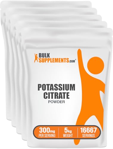 Potassium Citrate Powder - hydration support, 99mg potassium per serving