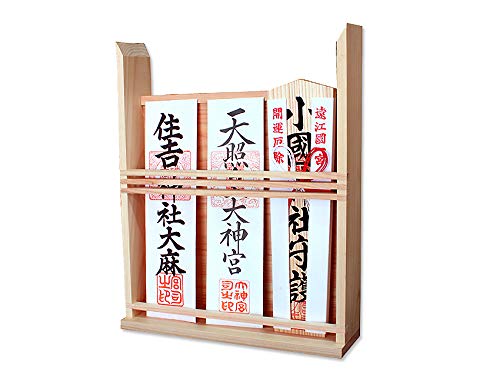 神棚の里 モダン御神札立て Tsurugi 外寸:32(高)-27(巾)-6(奥)cm 1枚目