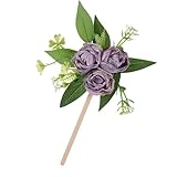 BELOWSYALER Elegante Seidenrosenkuchen für Hochzeiten und Geburtstage, realistisches Blumenarrangement mit Blütenblatt für besondere Hochzeitstorte