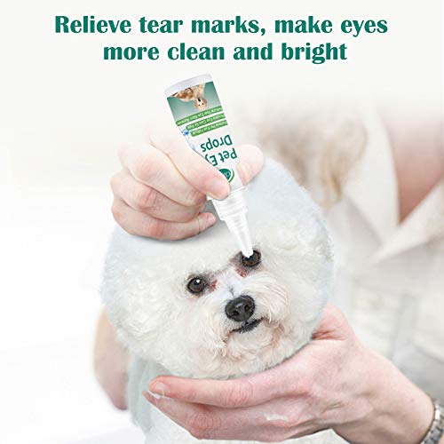 CIDBEST Cat ＆Dog Eye Drops, Eye Wash for Dogs, Pet Eye Care, Relieve Pet Eye Fatigue, Pain-Free Solution for Allergies, Pink Eye, Burning, Itching ＆ Daily Maintenance - Thumbnail 3