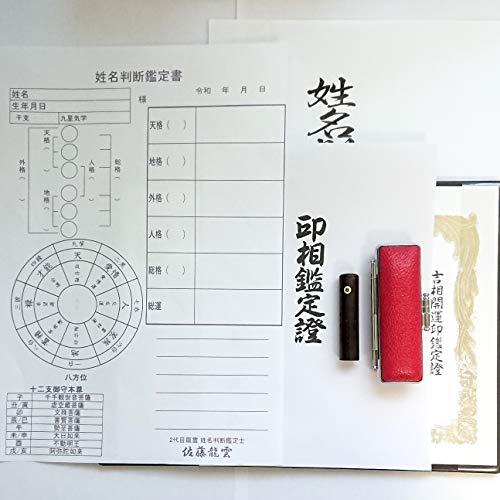 【龍雲式鑑定印鑑 黒檀印鑑 15mm】吉相体 印鑑オーダー 開運 強運 印鑑 印鑑ケース 彫刻込み 姓名判断 鑑定印鑑 黒檀 良質 天然 実印 銀行印 通帳印