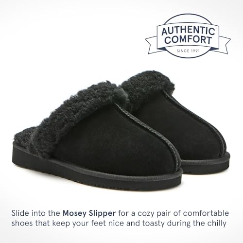 Mosey Slippers For Women | Water Resistant Suede House Slippers | Fuzzy Slippers With Arch Support For Women |2