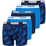 Puma Children Unisex Boxer Unterwäsche, Blau, 158-164 EU