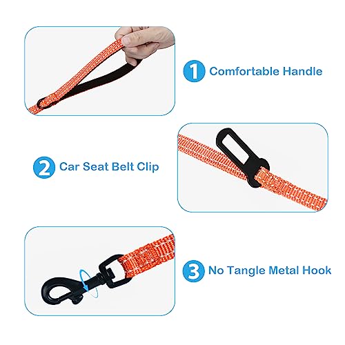 Petbonus Adjustable Cat Harness And Leash, Escape Proof Breathable Pet Vest Harnesses For Walking, Easy Control Reflective Leash And Harness Set Jacket For Cats, Kitten, Kitty (Orange, X-Small) #TOP3