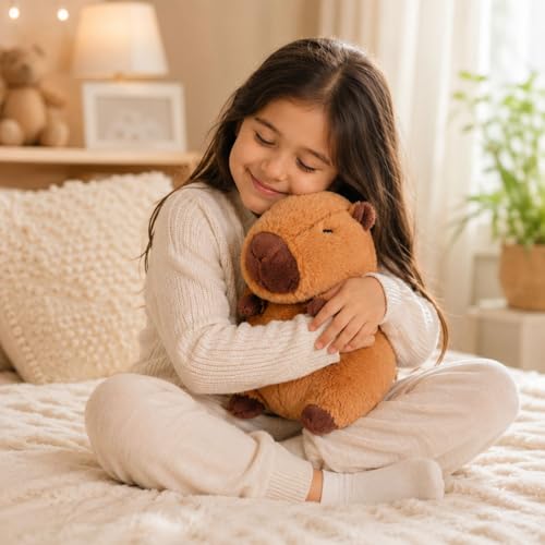 Image of Capybara 25cm | Ultra Soft Plush Stuffed Toy | Cute Hugging Pillow | Gift for Kids Boys Girls