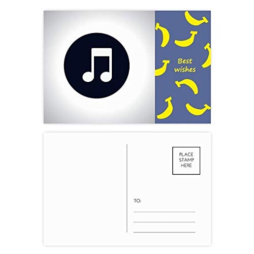 Cartes postales Doublement Music Notes DIYthinker, lot de 20 cartes de remerciement multicolores