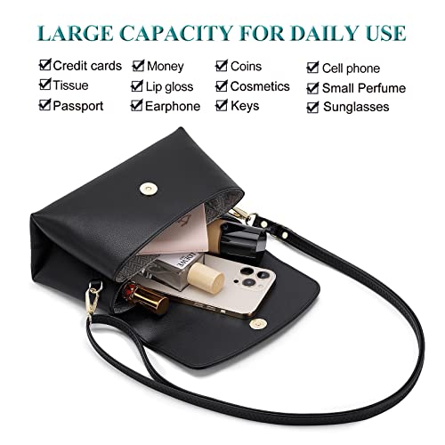 Peacocktion Shoulder Bag for Women Trendy Small Vegan Leather Crossbody Purses Cute Hobo Bag Handbags with 2 Straps4