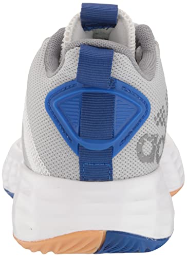 Adidas Originals Flex Basketball Shoe, White/Silver Metallic/Team Royal Blue, 3 Us Unisex Little Kid #TOP2