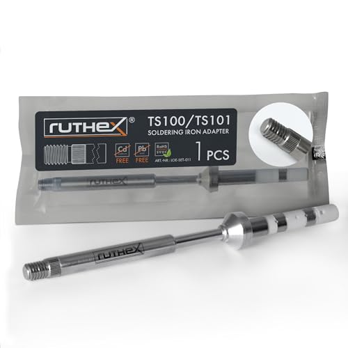 ruthex 1 x Soldering Tip Adapter for TS100 / TS101 / Pinecil Series for ruthe...