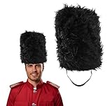 Nicky Bigs Novelties Bearskin Costume Hat, Black, One Size