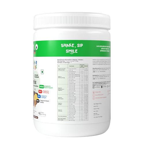 Image of Little Joys Nutrimix 350g | 2-6 Years | No Refined Sugar | with 24 essential Vitamins & minerals| 6g protein per serving | Supports Overall Health & Boosts Immunity | with Bajra, Ragi, Almonds & Oats | Belgian Chocolate Flavour