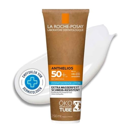 La Roche Posay Anthelios, Leche Hidratante SPF50+ Para Pieles Sensibles, Reactivas e Intolerantes al Sol, Alta Protección UVA, 75 ml