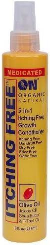 Rosponse On Orgainc Natural 5-in-1 Itching Free Growth Conditioner with Olive Oil 8oz