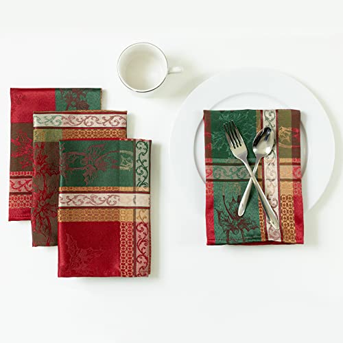 Servilletas de Tela Benson Mills Holiday Legacy 18" x 18" Set 4 miniatura 1