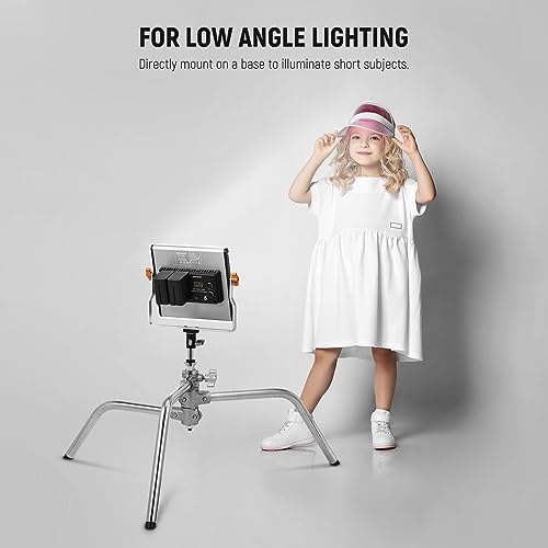Image of NEEWER Junior to Baby Pin Adapter, 1-1 /8 inch /28mm Junior Male Stud to 5 /8 inch /16mm Baby Male Stud Stand Adapter for C Stand, Heavy Duty Light Stand, TV Clamp, Turtle Base, UA027