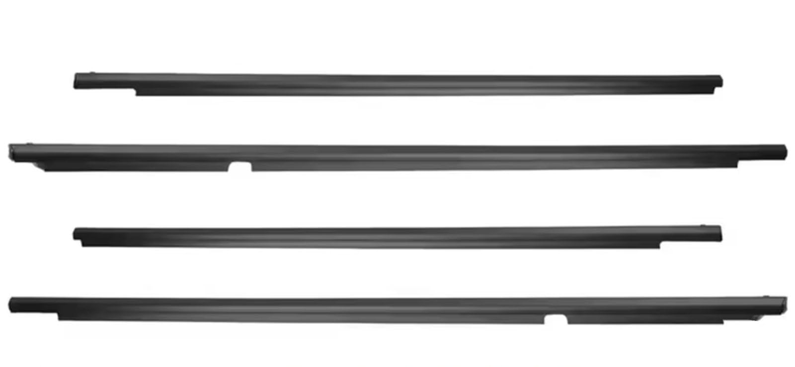 Pbqenxb One Color For Toyota For Corolla 2003-2008 7574002110 4 X Black Car Rubber Weatherstrip Glass Window Molding Trim Seal Belt Weather Strip Outer Window Weatherstrip