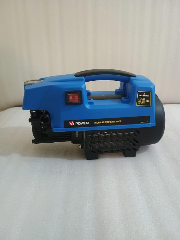 Image of VI Power Pressure Washer VP-PW80 ? High-Performance Cleaning Solution 1600w 180 bar Pressure | 7 Litre /min Flow Rate | 8 Meters Outlet Hose provided | All Spare Parts Available Across India.