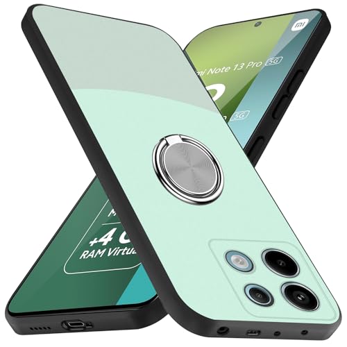For Redmi Note 13 Pro 5G/Xiaomi Poco X6 5G �P�[�X �����O �ϏՌ� TPU �w��h�~ �V���R�� �ԍڃz���_�[�Ή� 360°��] �X�g���b�v�z�[���t�� ����~�� �����h�~ �S�ʕی�J�o�[�i���C�g�V�A���j