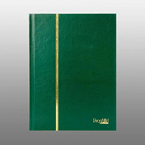 Album pour Timbres Prophila 60 Pages Intérieur Noir Couverture Brun