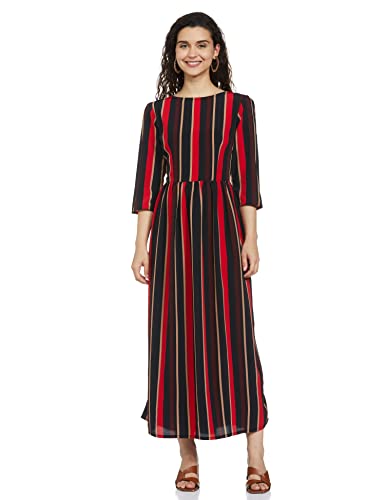 Image of pluss Women's Polyester Classic Maxi Casual Dress