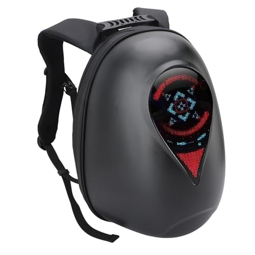 Sac à dos moto coque rigide programmable LED étanche Naroote