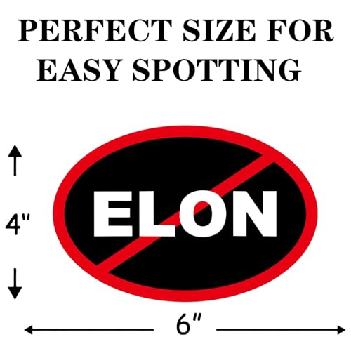 Image of 2 Pack Anti Elon Musk Bumper Magnet, Anti Elon Tesla Club Car Magnet for Tesla Owners Bought This Before Elon Went Crazy Tesla Car Stickers Magnetic - 6 inch x 4 inch