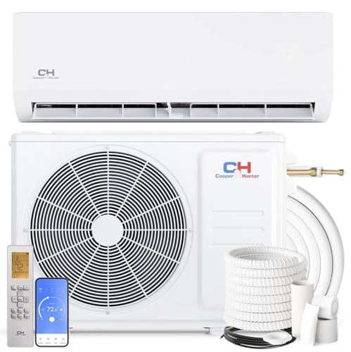 Cooper & Hunter Olivia Series, 6,000 BTU, 115V, 23 SEER2, Single Zone Mini Split AC/Heating Ductless Inverter System, In - Detailed View