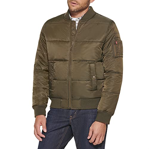 Image of Levi's mens Levi's Men's Quilted Puffer Bomber Jacket