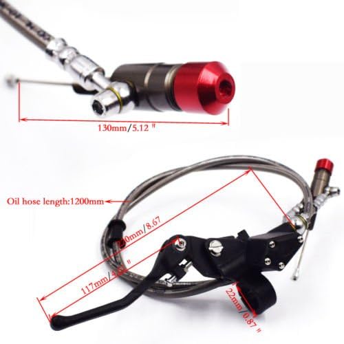 7/8'' Aluminum 22mm Hydraulic Brake Clutch Lever Master Cylinder For Motorcycle
