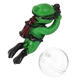 Milisten Decoración Acuario Pequeño Buzo Flotante de PVC Adorno Creativo y Seguro para Peceras Escena Detallada para Decoración Acuarios Fácil Mantenimiento Accesorio Original para Peces