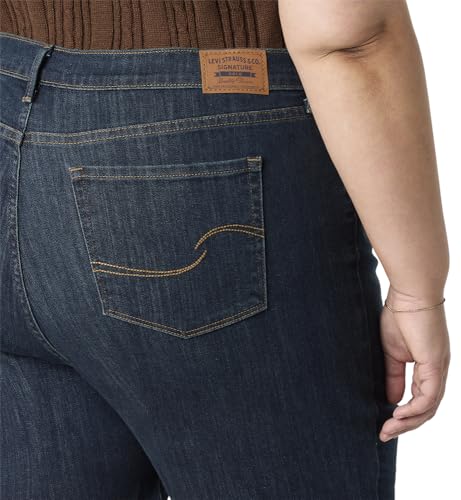 Image of Levi Strauss Signature Gold Women's 03 Essentials Mid-Rise Bootcut Jeans Stretch Denim, (Also Available in Plus)