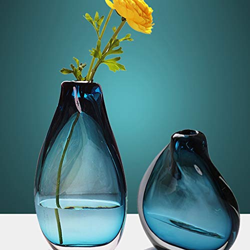 Vase pour fleurs minimaliste moderne en verre torsadé créatif - 6