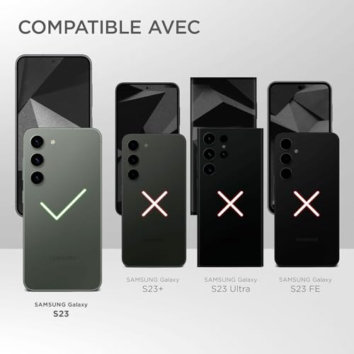 Coque Samsung S23 silicone bleu pétrole ONEFLOW protection écran