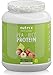 Produktbild Veganes Proteinpulver ohne Soja, Gluten, Laktose - Nuss 1kg - Nutri-Plus Erbsen-Reisprotein Haselnuss - Protein Powder vegan - sojafrei & zuckerarm