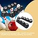 ANIMOASIS Bowling Ball Spinner, Bowling Cup Rotating Bowling Ball Cup Holder, Spare Balls Holder Spinner for Bowlings Sports Ball Display Stand Suitable for All Balls Types,Easy to Use (black-09)