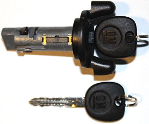 (704600 + 5928818) New Gmc Gm Ignition Lock Cylinder Tumbler Key Switch W/ 2 Oem Logo Keys 704600 + 5928818 #TOP9