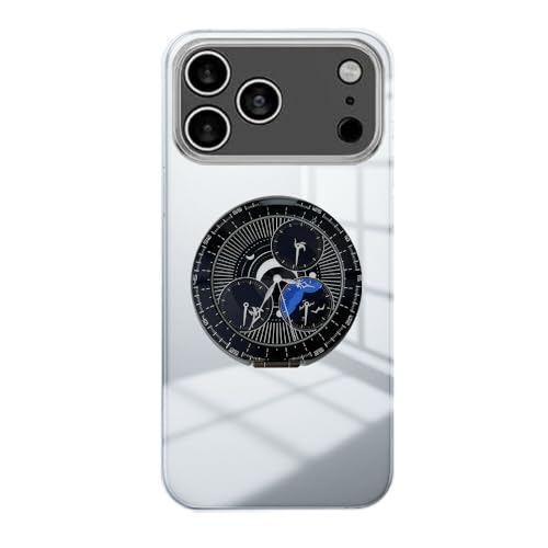 UOWORLD | ݊iXiaomi POCO X7 PRO 5GΉP[X Ot \tgtBt  v X^h@\t CX[dΉ ϏՌ ^ NA Jo[(Ring J[Fu[ Blue)