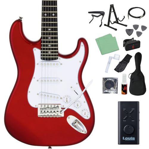 LEGEND LST-MINI エレキギター初心者14点セット 【ヘッドホンアンプ付き】 CA ストラトタイプ ミニギター レジェンド