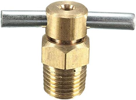 Miniatura 6 de Válvula de drenaje de latón NPT de 14 pulgadas para pieza de repuesto del tanque del compresor de aire