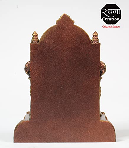 Estatua Chhatrapati Shivaji Maharaj 5 pulg para decoración miniatura 4