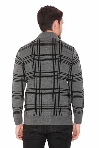 Image of GODFREY Full Sleeve Zipper Sweater for Man Winter Wear -Mens Woolen Sweaters Turtle Neck