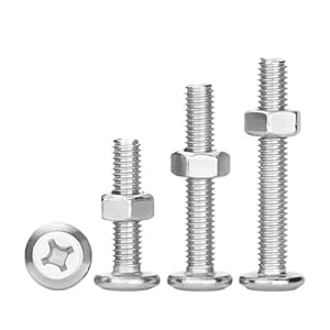 Aqxypas 7730 Edelstahl Kreuzschlitz Schrauben-Set 30mm